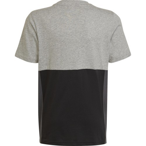 Детская футболка Adidas U CB Tee чёрно-серая HN8561