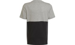 Детская футболка Adidas U CB Tee чёрно-серая HN8561