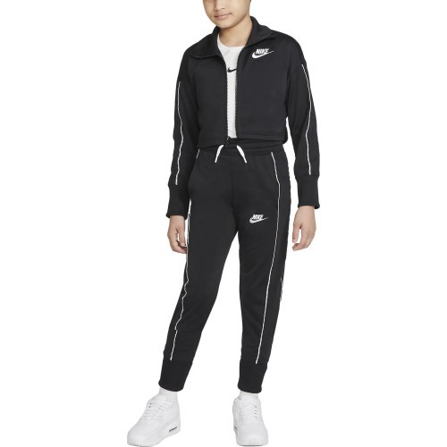 Спортивный костюм для девочек Nike Sportswear G NSW HW чёрный DD6302 010