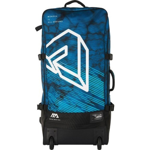 Aqua Marina Premium Luggage Bag - BLUEBERRY with rolling wheel 90L