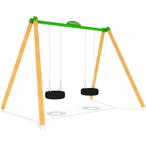 Wooden Double Swing Model GT-1801