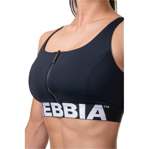 Women's Bra Top Nebbia Spart Zip 578 - Black