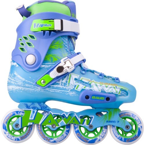 Fixed roller skates Baud BD276 - Blue-Green