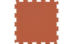 Guminė plytelė Rubber Tile Base Premium - Puzzle, raudona