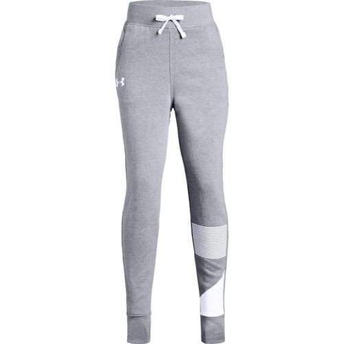 Girls’ Sweatpants Under Armour Rival Jogger - Steel Light Heather/White