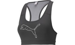Женский спортивный бюстгальтер Puma Mid Impact 4Keeps, чёрный 520306 04