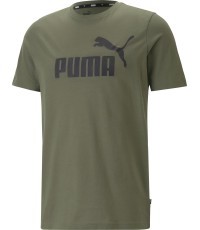 Puma Marškinėliai Vyrams Ess Logo Tee Khaki 586667 36