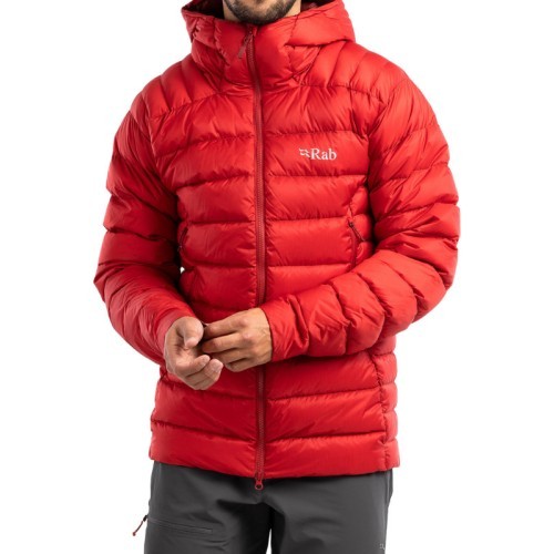 RAB Electron Pro Down Jacket for men - Raudona (ascent red)