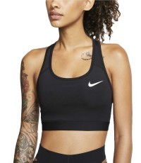 Nike Swoosh Band Nonpadded Women's Sports Bra Black BV3900 010