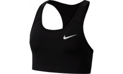 Женский спортивный бюстгальтер Nike Swoosh Band Nonpadded, чёрный BV3900 010