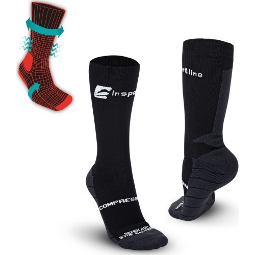 Compression Socks inSPORTline Compleano AG+ - Black