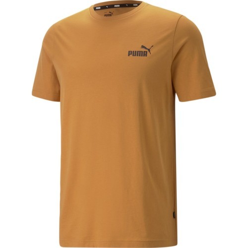 Puma Ess Small Logo Tee Men's Cotton T-Shirt Brown 586669 27