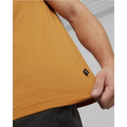 Мужская хлопковая футболка Puma Ess Small Logo Tee Brown 586669 27