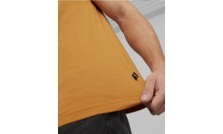 Puma Ess Small Logo Tee Men's Cotton T-Shirt Brown 586669 27