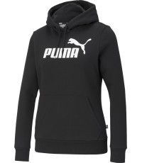 Puma Women's Sweatshirt Ess Logo Hoodie Black 586788 01