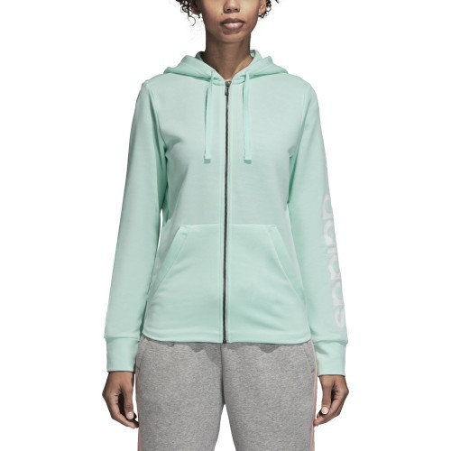 Adidas Džemperis Ess Lin Fz Hoodie Mint DN8509