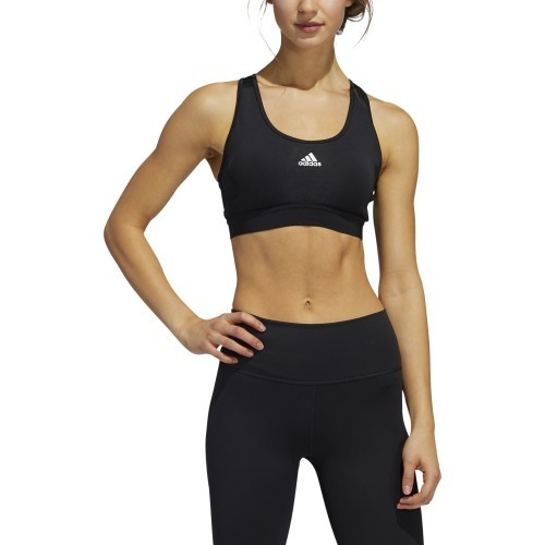 Женский спортивный бюстгальтер Adidas BT 2.0 чёрный FS9375