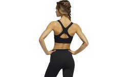 Женский спортивный бюстгальтер Adidas BT 2.0 чёрный FS9375