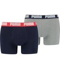Мужские трусы-боксеры Puma Basic Boxer чёрно-серые