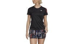 Женская футболка Adidas Own The Run Tee, чёрная FS9818
