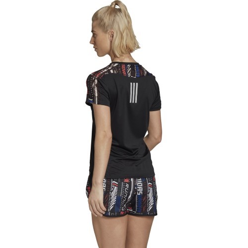 Adidas Palaidinė Moterims Own The Run Tee Black FS9818