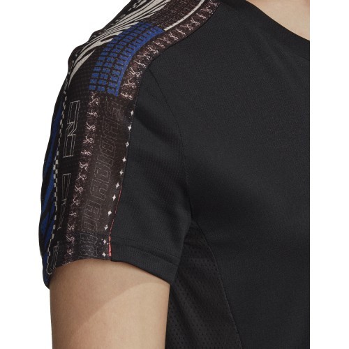 Женская футболка Adidas Own The Run Tee, чёрная FS9818