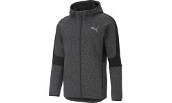 Puma Men's Sweatshirt Evostripe FZ Hood Grey 585811 01