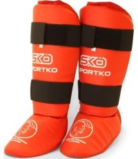 Shin Instep Guards SportKO 331 - Red