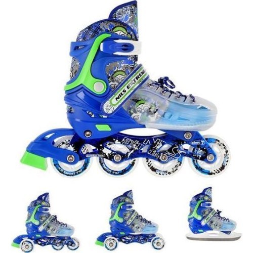 NH18122 4in1 INLINE/ICE-SKATES NILS EXTREME - Pink