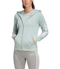 Adidas W E Lin FZ HD Hoodie Green FM6484