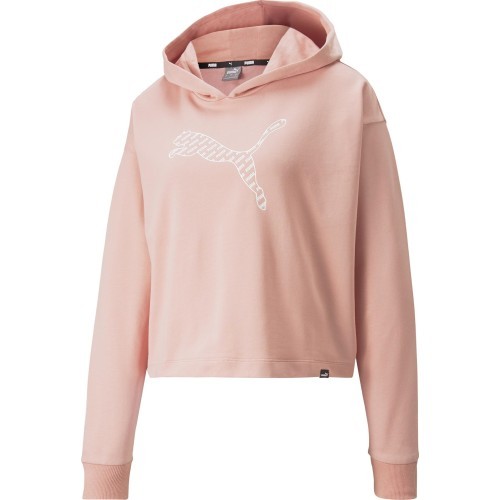 Puma Power Summer женская толстовка с капюшоном розовая 848402 24