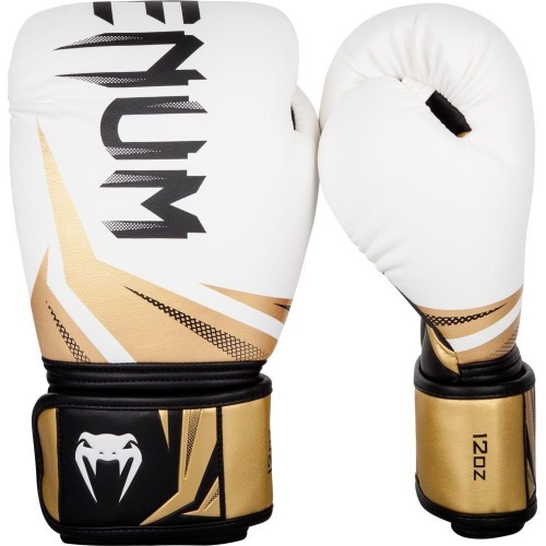 Boxing Gloves Venum Challenger 3.0 - White/Black/Gold
