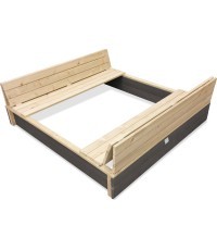 Деревянная песочница EXIT Aksent 136x132 см