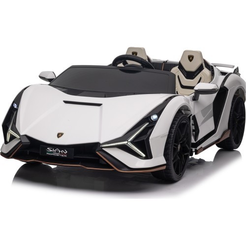 Elektromobilis Lamborghini SIAN, baltas