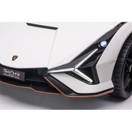 Elektromobilis Lamborghini SIAN, baltas