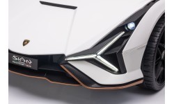Elektromobilis Lamborghini SIAN, baltas