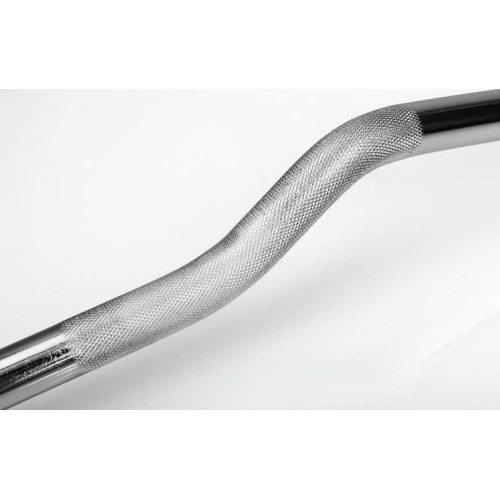 Curled Barbell Bar Marbo MW-G120L-EX-SR, 30mm, 120cm
