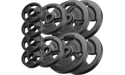 Ketaus svorių rinkinys Marbo, 29 kg / 4x5 kg + 2x2,5 kg + 4x1 kg