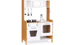 Wooden Toy Kitchen with Sound Effects ECOTOYS