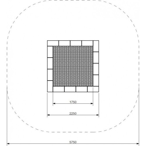 Trampoline Inter-Play Pako 225 WP