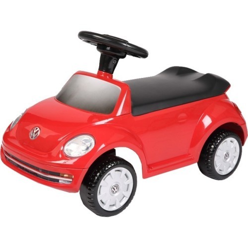 Vaikiškas stumdomas automobilis RollPlay VW Beetle Foot-To-Floor, raudonas