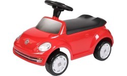 Vaikiškas stumdomas automobilis RollPlay VW Beetle Foot-To-Floor, raudonas
