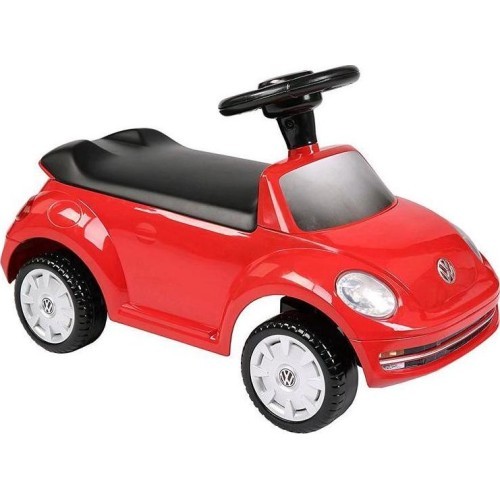 Vaikiškas stumdomas automobilis RollPlay VW Beetle Foot-To-Floor, raudonas