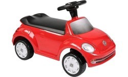 Vaikiškas stumdomas automobilis RollPlay VW Beetle Foot-To-Floor, raudonas