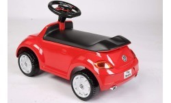 Vaikiškas stumdomas automobilis RollPlay VW Beetle Foot-To-Floor, raudonas