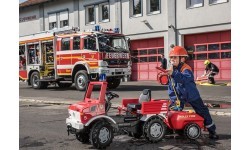 Педальный трактор Rolly Unimog Fire