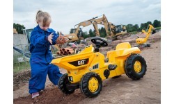 RollyKid Dumper CAT minamas traktorius