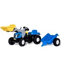 Педальный трактор RollyKid New Holland