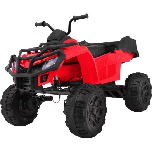 Keturratis Quad XL ATV su nuotoliniu valdymu 2,4 GHz, raudonas