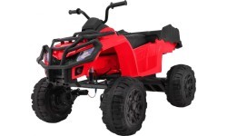 Keturratis Quad XL ATV su nuotoliniu valdymu 2,4 GHz, raudonas